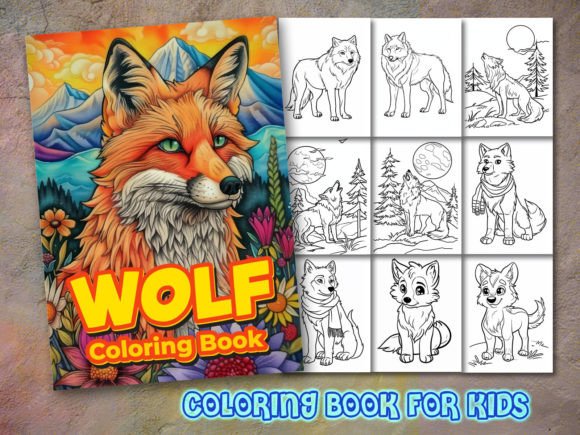 Download Wolf Coloring Page and Coloring Book - Premium Resources