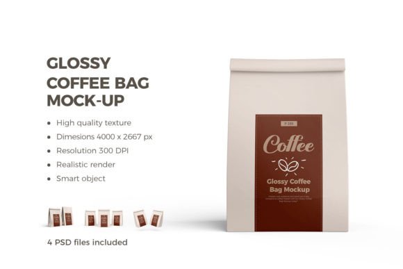 Download Coffee Bag Mockup for Product Showcase - Showcase Collection