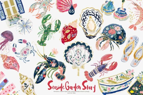 Download Preppy Coastal Clipart Png Collection - Collection Collection