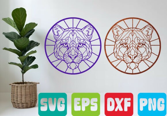 Download Geometric Lion SVG Mandala Line Art - Premium Resources