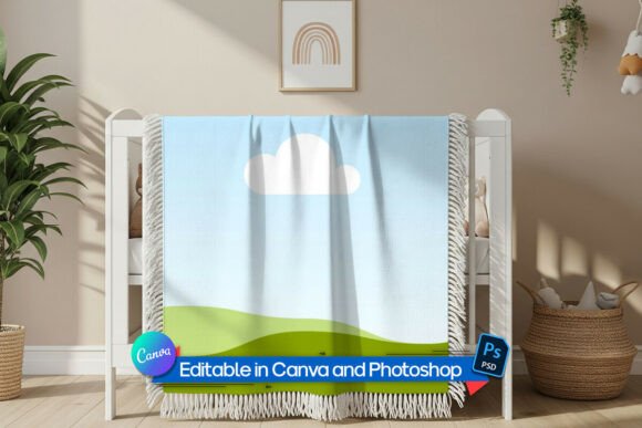Download Baby Blanket Showcase Mockup - Showcase Collection